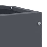 Corner Planter Anthracite 30 x 30 x 35 cm Steel 883656