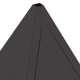 Fire Pit Black 50 x 50 x 51 cm Steel 858952