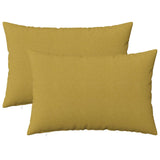 Cushion with Pillow HEERLEN 2 pcs Light Green Fabric 927696