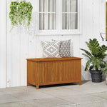 Garden Storage Box 113x50x58 cm Solid Acacia Wood 316678