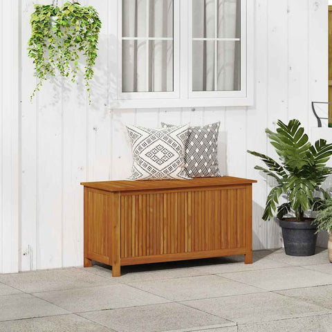 Garden Storage Box 113x50x58 cm Solid Acacia Wood 316678