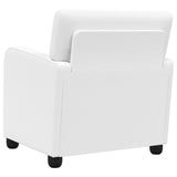 Armchair White Fabric 42043403