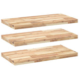 Floating Shelves 3 pcs 80x40x4 cm Untreated Solid Wood Acacia 3279477