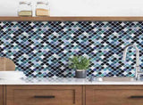 Lanturn Tile 20 pcs Blue Green 27 x 27 cm Polyurethane and PET 42021339