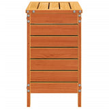 Garden Footstool Wax Brown 62x31.5x52 cm Solid Wood Pine 844890