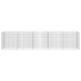 Gabion Raised Bed Galvanised Steel 450x50x100 cm 143564