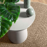 Rug ZIZUR Beige 200 cm Jute Look Indoor and Outdoor 4010417
