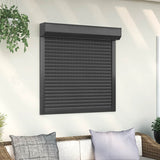 Roller Shutter Aluminium 100x100 cm Anthracite 144978
