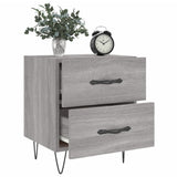 Bedside Cabinets 2 pcs Grey Sonoma 40x35x47.5 cm Engineered Wood 827305