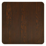 Bistro Table Dark Ash 70x70x107 cm 321927