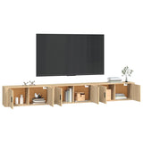 Wall-mounted TV Cabinets 3 pcs Sonoma Oak 100x34.5x40 cm 3188377