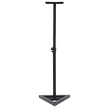 Studio Monitor Speaker Stands 2 pcs Black Steel 70083