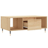 Coffee Table Sonoma Oak 90x50x36.5 cm Engineered Wood 830583