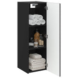 Wall-mounted Bathroom Cabinet Black 33 x 34.5 x 100 cm 890523