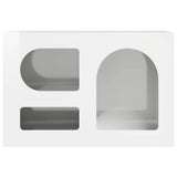 TV Cabinet High Gloss White 60 x 35 x 40 cm Engineered Wood 891288