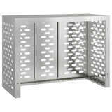 Air Conditioner Cover Silver 110 x 50 x 80 cm Galvanised Steel 865909
