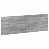 Wall-Mounted Headboard HAARLEM Grey Sonoma Engineered Wood 896951