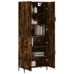Highboard Smoked Oak 69.5x34x180 cm Engineered Wood 3195680