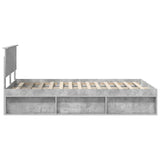 Bed Frame with Headboard Concerte 120 x 190 cm Engineered wood 3407898