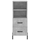 Highboard Concrete Grey 34,5x34x180 cm Engineered Wood 3199309