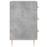 Bedside Cabinet Concrete Grey 40x40x66 cm Engineered Wood 827648