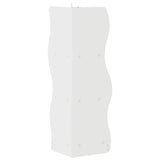 Corner Shelf with Shelf White 34 x 33 x 102 cm Engineered Wood 899936