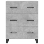Highboard Concrete Grey 69.5x34x180 cm Engineered Wood 3195871