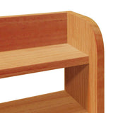 Bed Frame with Headboard without Mattress Wax Brown 150x200 cm King Size 3306872