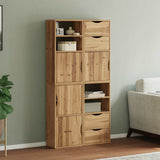Side Cabinets 4 pcs "ODDA" 40x24x79 cm Solid Wood Pine 3365348