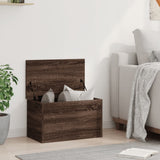Storage Box Brown Oak 60x35x35 cm Engineered Wood 840680