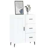 Sideboard High Gloss White 69.5x34x90 cm Engineered Wood 830278