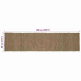 Area Rugs Grey 80 x 400 cm Jute 42010538