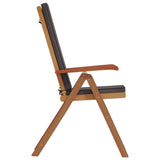 Garden Chair 8 pcs Brown and Grey 57 x 71.5 x 104 cm 3375768