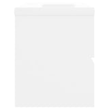 Sink Cabinet with Built-in Basin White Engineered Wood 3071549