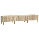 TV Cabinet 147 x 34.5 x 30 cm Sonoma Oak Engineered Wood 895167