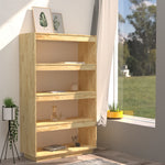 Book Cabinet/Room Divider 80x35x135 cm Solid Pinewood 810889
