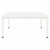 Coffee Table White 100 x 100 x 45 cm Solid Pine Wood 892770