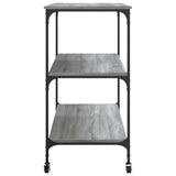 Kitchen Trolley Grey Sonoma 102x50x95 cm Engineered Wood 842324