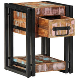 ZNTS Nightstands 2 pcs 40x40x40 cm Solid Reclaimed Wood 4016709