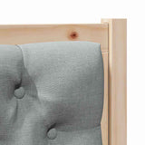 Headboard Other Brown and light grey 100 cm Solid pine wood 879024