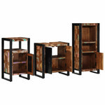 Bathroom Furniture Set 3 pcs Multicolour Solid Reclaimed Wood 3305611
