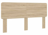 Bed Frame with Headboard Sonoma 160 x 200 cm Solid Pine Wood 3412463
