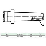 146684 15 Pieces Boring Tool Set 50 mm Boring Head MT3-F1-12
