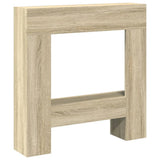 Fireplace Surround Sonoma Oak 81x18x82 cm Engineered Wood 854600