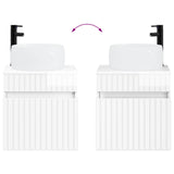 Bathroom Cabinet Set 3 pcs High Gloss White 49 x 44.5 x 66 cm 3405771