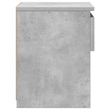 803452 Bedside Cabinets 2 pcs Concrete Grey 40x30x39 cm Engineered Wood