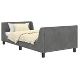 Children's Bed Frame with Headboard Dark Grey 80 x 200 cm 42010868
