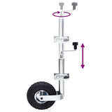 Jockey Wheel 48 mm with 2 Support Tubes and 3 Split Clamps 3214426
