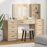 Dressing Table with Drawer 3 pcs Sonoma Oak Engineered Wood 3334211