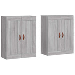 Wall Mounted Cabinets 2 pcs Grey Sonoma Engineered Wood 3197999